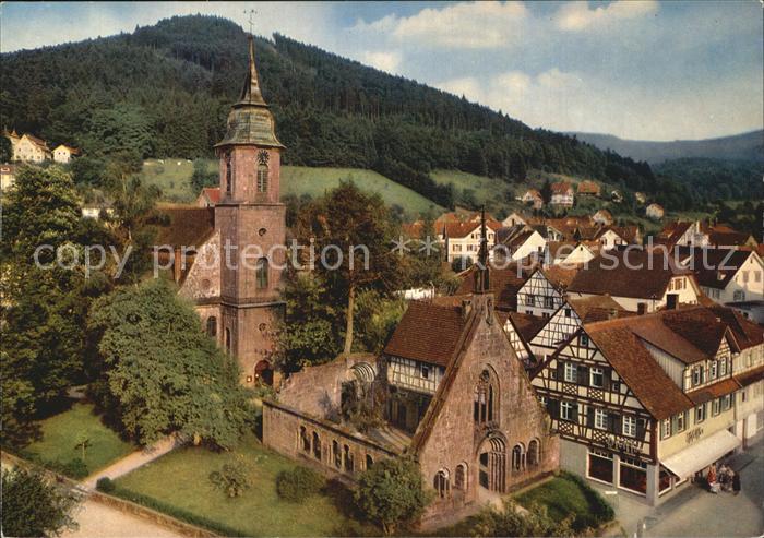 Bad Herrenalb Paradies Kirchenruine