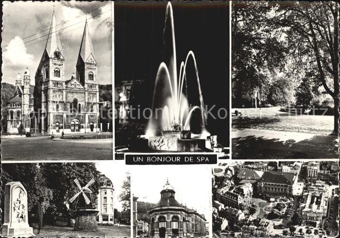 Spa Liege Park Kirche Brunnen