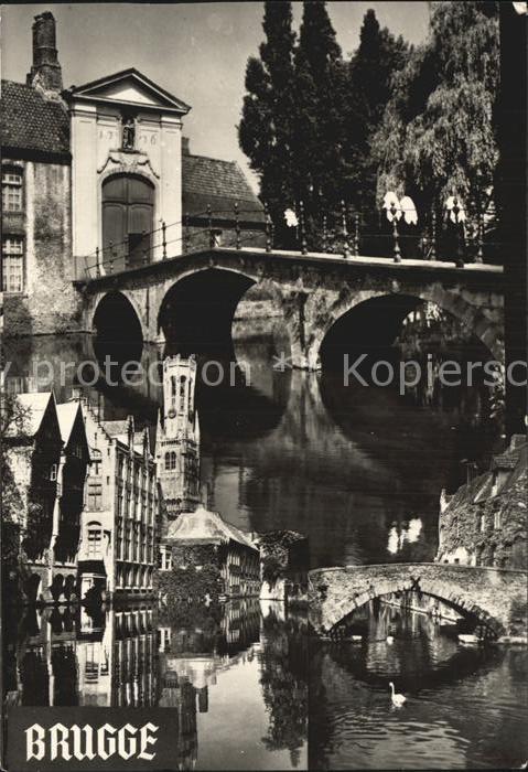 BRUGGE Bruges Belgie Brueckenpartien
