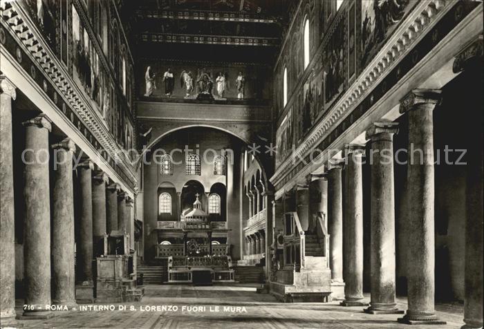 Roma Rom Interno di S. Lorenzo