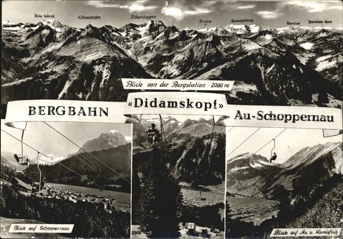 Schoppernau Vorarlberg Bergbahn Didamskopf