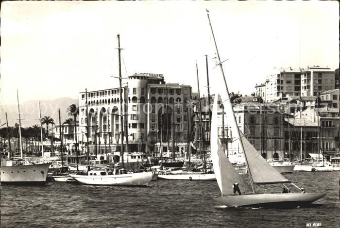 Cannes Alpes-Maritimes Hotel Mediterranee Segelboote