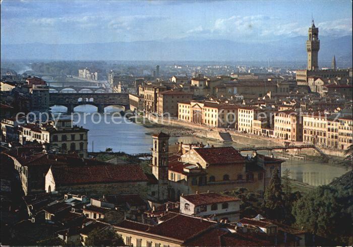 Firenze Florenz Brueckenpartie