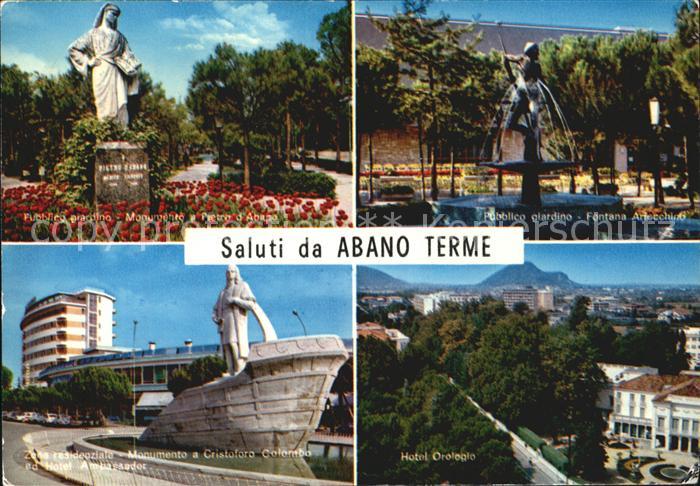 Abano Terme Hotel Orologia Monumento Cristoforo Colombo