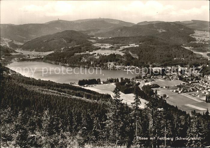 Titisee-Neustadt Fliegeraufnahme mit Feldberg