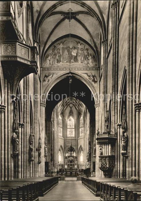 Freiburg Breisgau Muenster mit Hochaltar