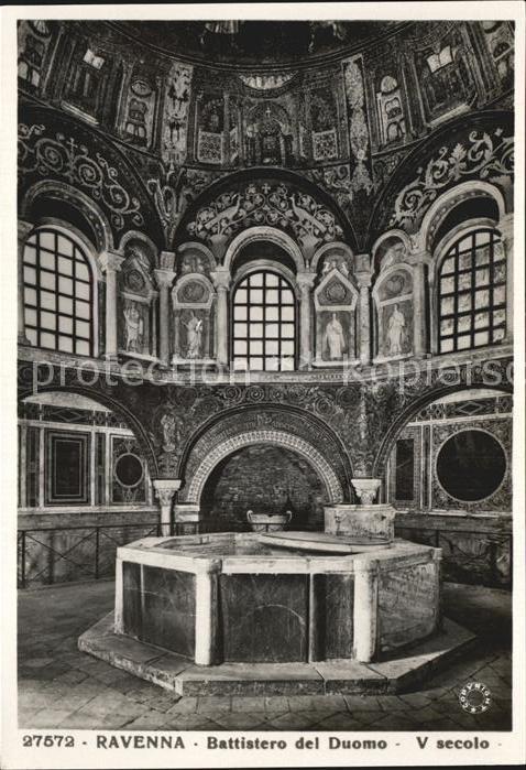 Ravenna Italia Battistero del Duomo