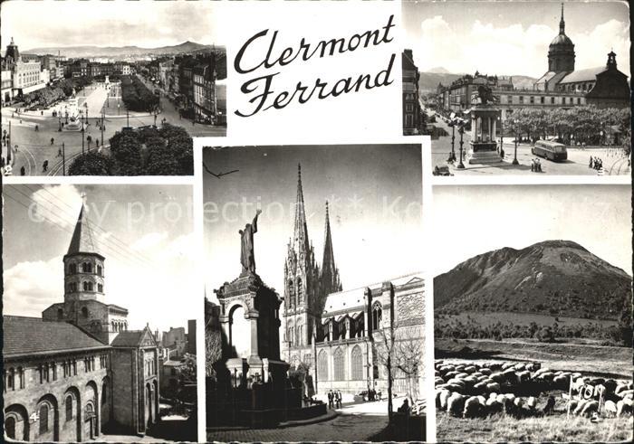 Clermont Ferrand Puy de Dome Cathedrale Place de Jaude Notre-Dame du Port