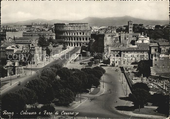 Roma Rom Colosseo e Foro di Cesare