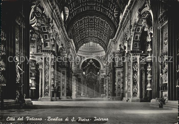 Roma Rom Citta del Vaticano Bsilica di S. Pietro Interno