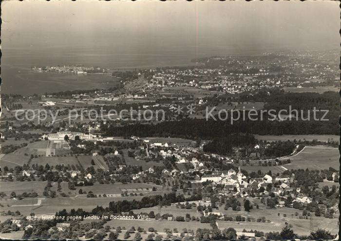 Lindau Bodensee Fliegeraufnahme Bregenz