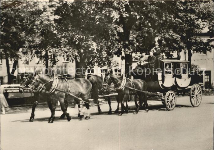 Oberwiesenthal Erzgebirge Postkutsche