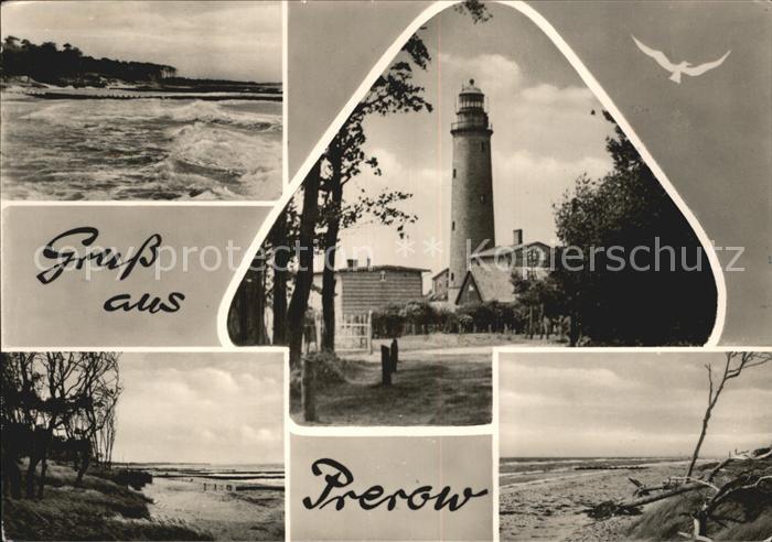 Prerow Ostseebad Leuchtturm Strand