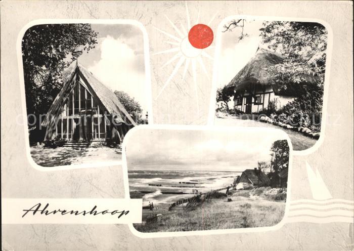 Ahrenshoop Ostseebad Strand Reetdachhaus