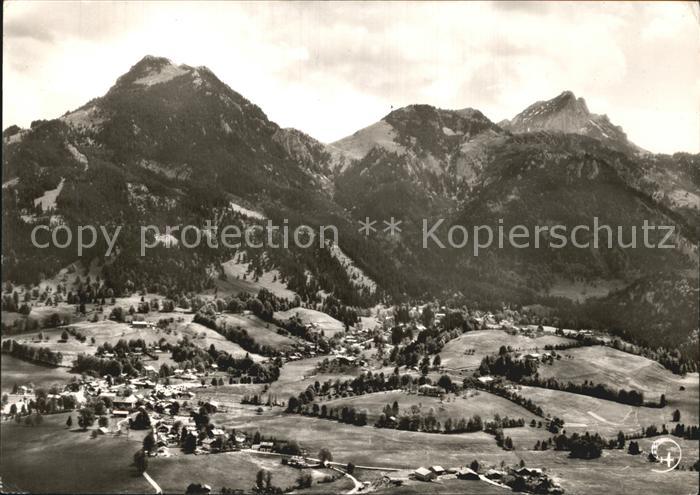 Fischbachau Fliegeraufnahme mit Wendelstein und Breitenstein
