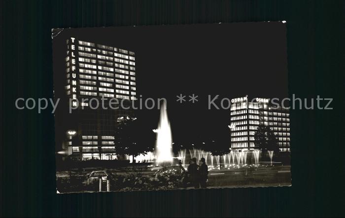 BERLIN  CITY Ernst Reuter Platz bei Nacht