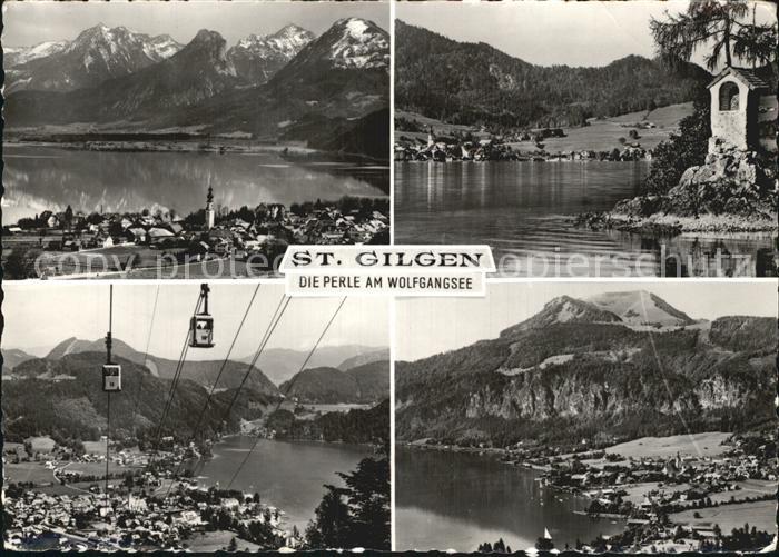 St Gilgen Salzkammergut Seilbahn und Seepartien