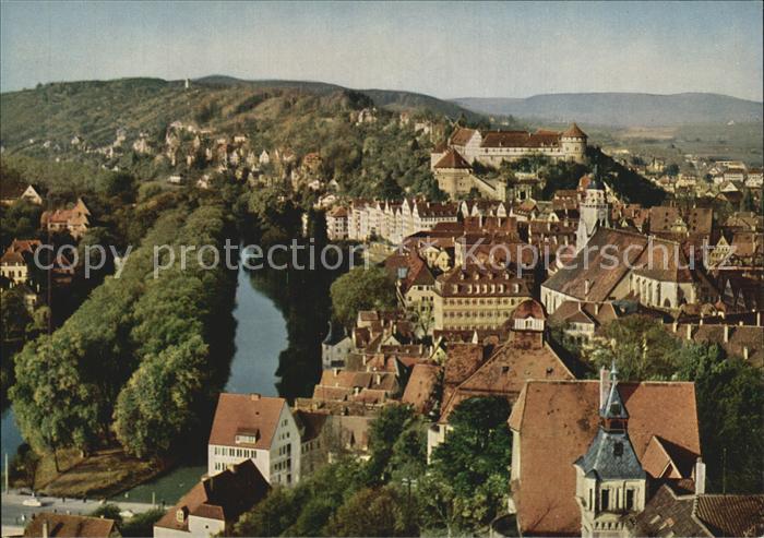 TueBINGEN BW Universitaetsstadt von Osten