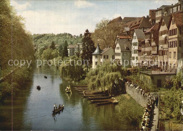 TueBINGEN BW Universitaetsstadt Neckarpartie mit Hoelderlinturm