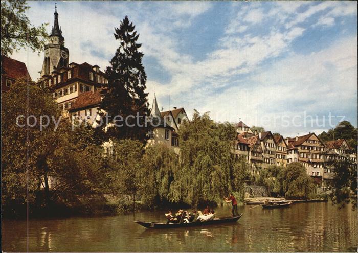 TueBINGEN BW Universitaetsstadt Neckarpartie mit Hoelderlinturm