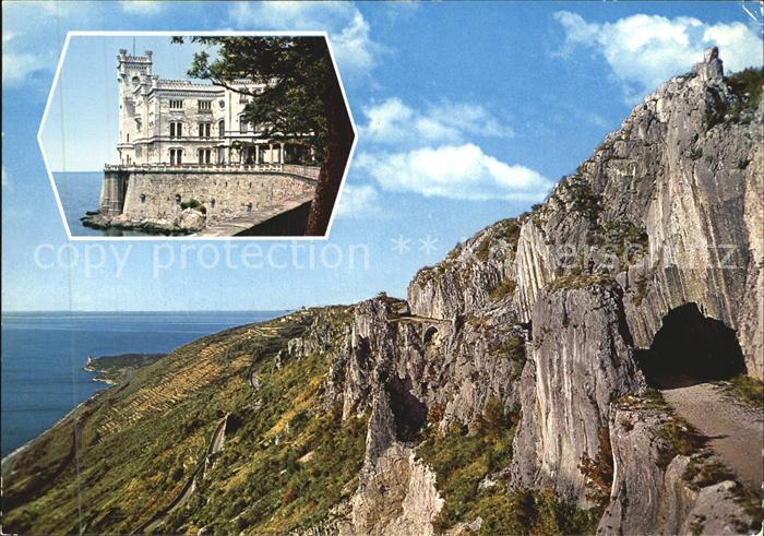 Trieste Strada Napoleonica e Miramare