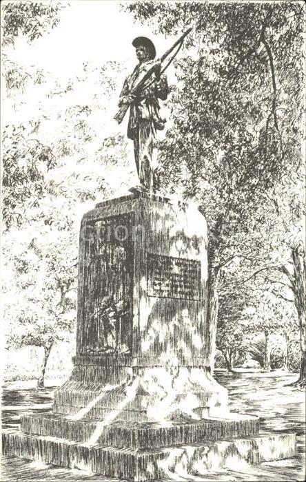 Elmira New York War Monument Kuenstlerkarte