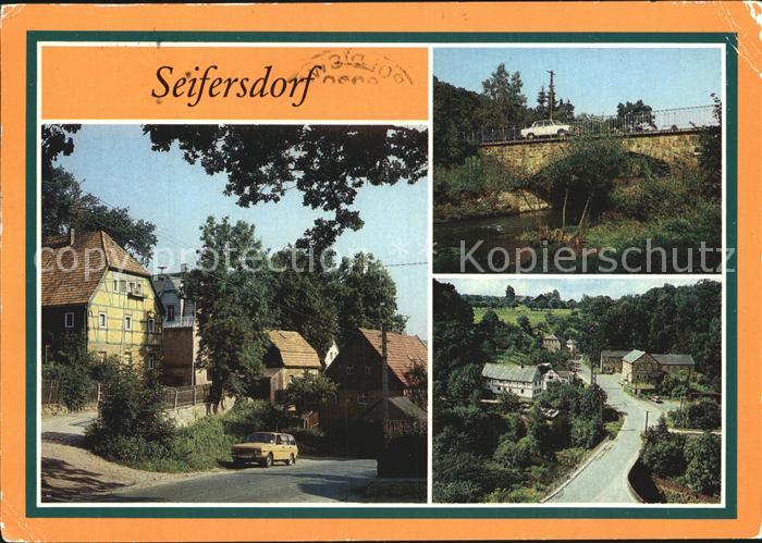 Seifersdorf Dippoldiswalde Bruecke ueber Rote Weisseritz