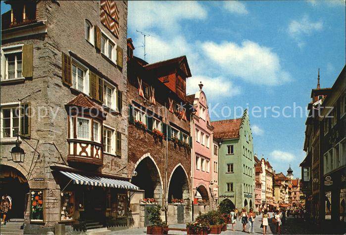 Lindau Bodensee Hauptstrasse Fussgaengerzone