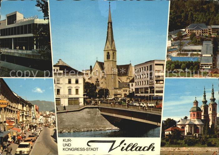 Villach Kaernten Kongresshaus Draubruecke Warmbad