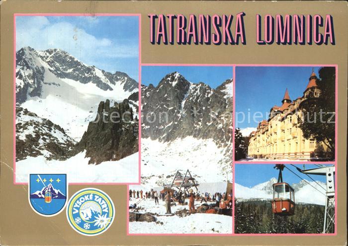 Tatranska Lomnica Seilbahn Skigebiet