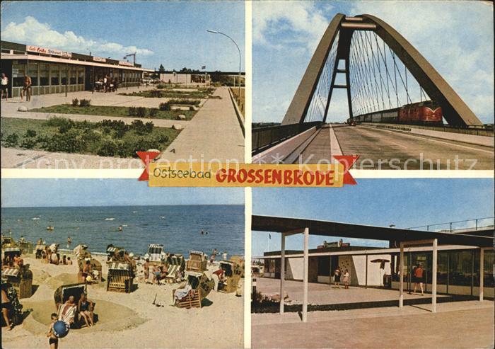 Grossenbrode Ostseebad Bruecke Strand