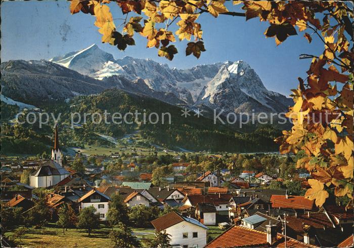 GARMISCH-PARTENKIRCHEN Bayern mit Zugspitzgruppe