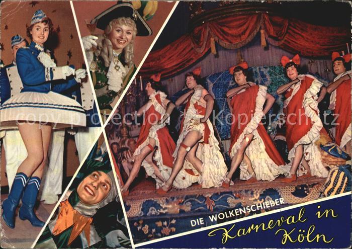 Koeln Rhein Karneval Mariechen und Wolkenschieber