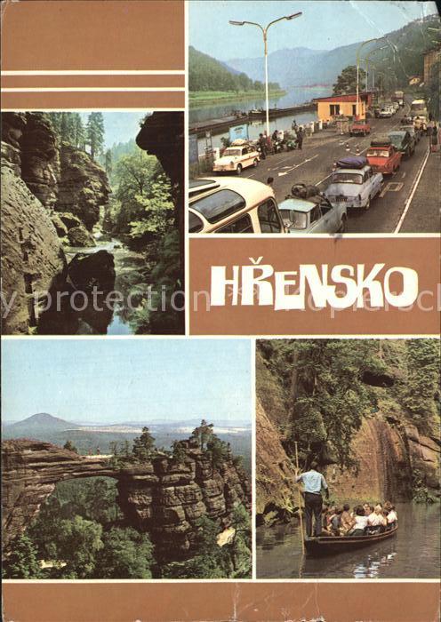Hrensko Sandstein-Felsen