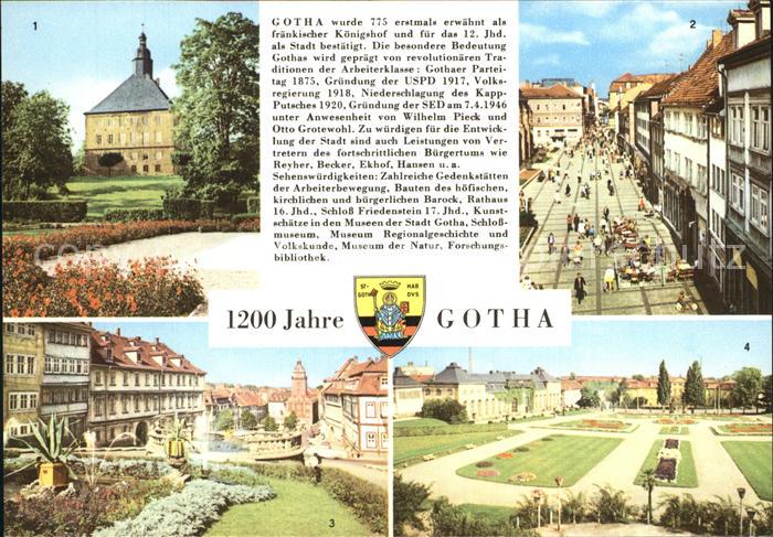 Gotha Thueringen Schloss Friedenstein Neumarkt Erfurter Strasse Orangerie
