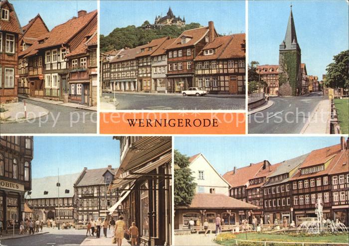Wernigerode Harz Feudalmuseum Schloss Westerntorturm Hotel Gotisches Haus Nikola