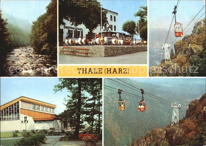 Thale Harz Bodetal Hexentanzplatz Bergstation Seilbahn