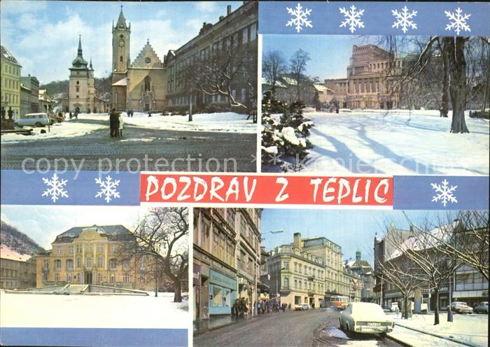 Teplice Hotel Thermia im  Winter