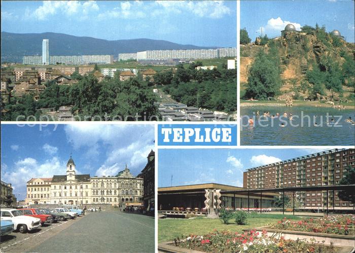 Teplice Badestelle Gebaeude