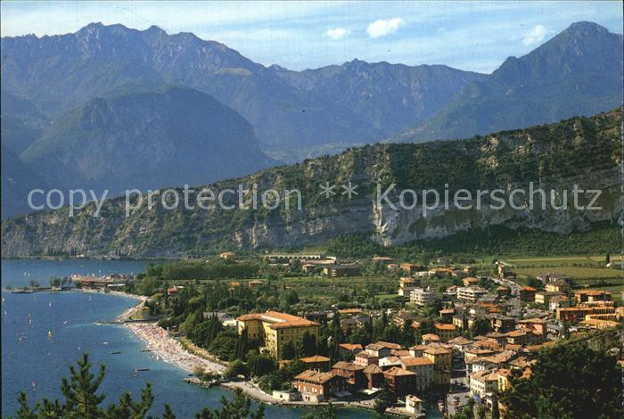 Torbole Lago di Garda Fliegeraufnahme