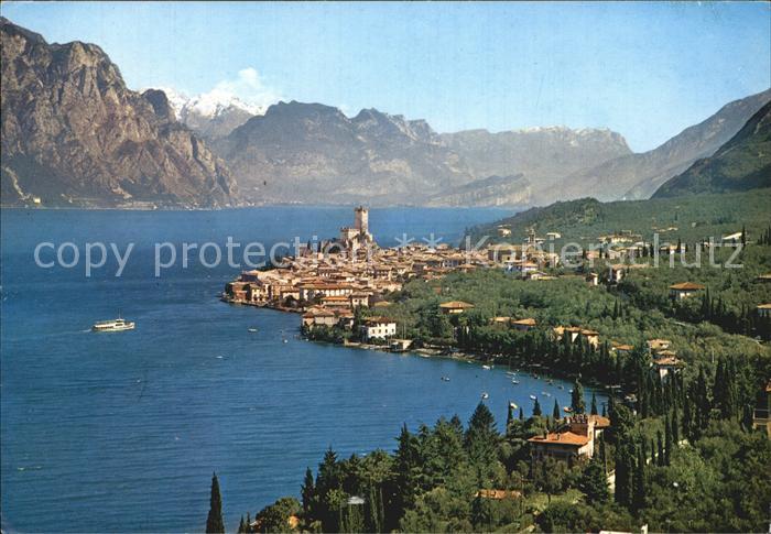 Malcesine Lago di Garda Fliegeraufnahme