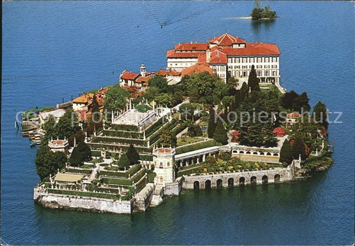 Isola Bella Lago Maggiore Fliegeraufnahme