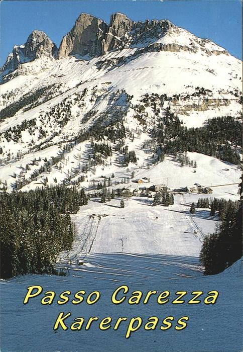 Karerpass Suedtirol Passo Carezza