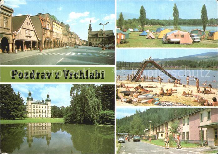 Vrchlabi Strassenpartie Camping Strand Schloss