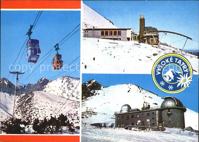 Vysoke Tatry Bergstation Seilbahn Planetarium