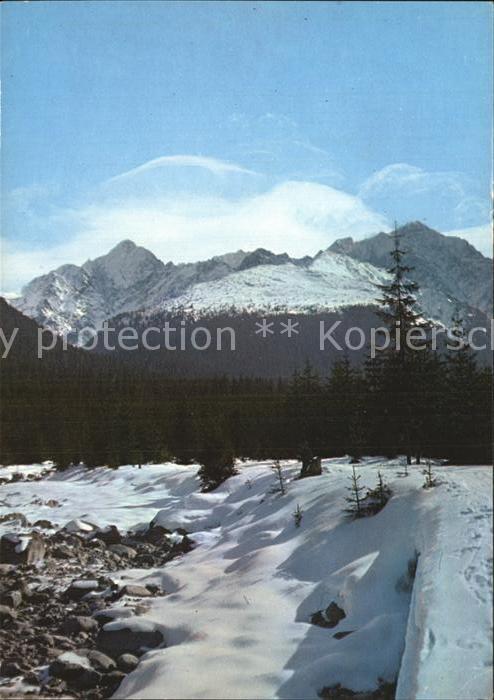Vysoke Tatry mit Bergkette
