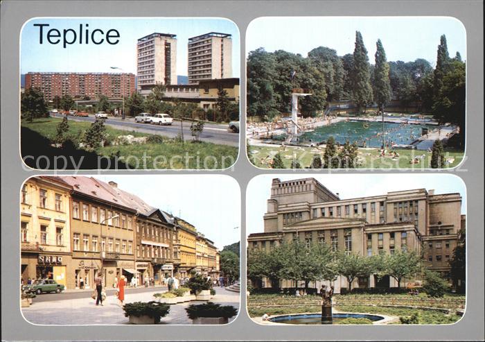 Teplice Freibad Ortspartien