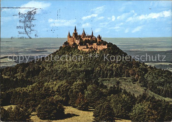 Burg Hohenzollern Fliegeraufnahme