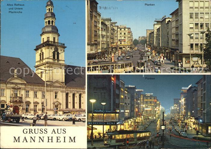 MANNHEIM BW Rathaus Planken Pfarrkirche