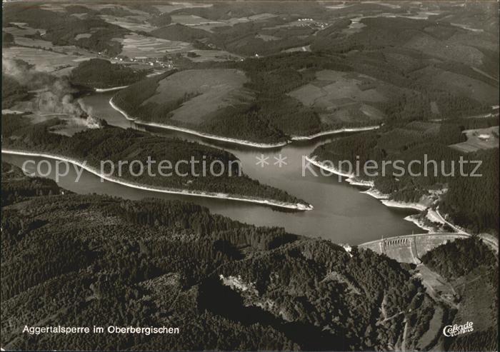 Aggertalsperre Fliegeraufnahme im Oberbergische
